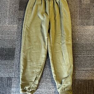 SHEIN Olive Green Track Pants